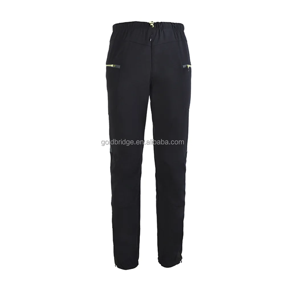 Full Customization Polyester Warm Elastic Band Black Men Waterproof Outdoor Rock Climbing Pants