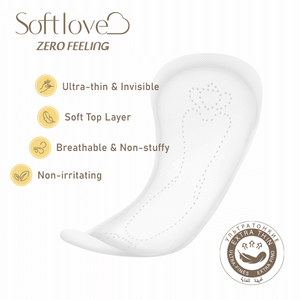 Softlove Zero sensazione fodera per mutandine da 155mm uso quotidiano Extra sottile assorbenti igienici OEM fornitura diretta in fabbrica - Product Image 4