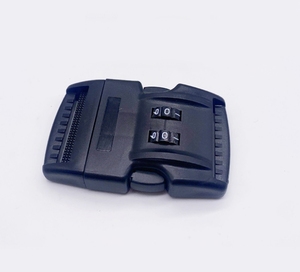 <span class=keywords><strong>Sangle</strong></span> de verrouillage à <span class=keywords><strong>code</strong></span> noir en plastique POM Hengli HL-A060A 50 mm pour <span class=keywords><strong>valise</strong></span> et bagages - Product Image 4