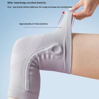 Genouillère légère et respirante en tricot 3D avec compression et soutien, protection complète pour hommes et femmes, idéale pour le sport, le fitness et la course à pied