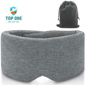 TopOne personalizable ajustable Blinder hecho a mano algodón avión noche dormir antifaz deportes y entretenimiento producto - Product Image 2