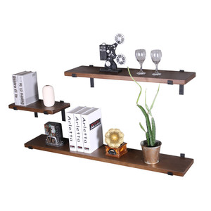 <span class=keywords><strong>Étagère</strong></span> murale en bois de pin, forte capacité de <span class=keywords><strong>charge</strong></span>, écologique, sans perforation, <span class=keywords><strong>étagère</strong></span> simple rangée, cuisine, salon - Product Image 4