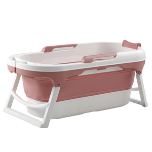 <span class=keywords><strong>Baignoire</strong></span> <span class=keywords><strong>pliable</strong></span> pour adultes en plastique <span class=keywords><strong>avec</strong></span> couvercle, baril <span class=keywords><strong>pliable</strong></span> portable pour la salle de bain - Product Image 2