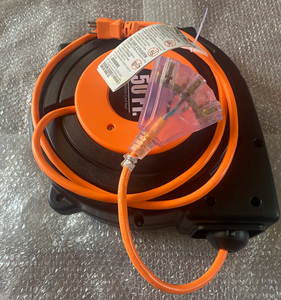 50ft 65ft 3c/12awg Heavy Duty Câble d'alimentation 20A Disjoncteur Plafond/Montage <span class=keywords><strong>mural</strong></span> Enrouleur de câble d'extension rétractable pour atelier - Product Image 3