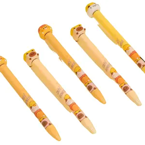 Promotional Kids Gift Bulk 0.5mm Gel Pens Fashionable Plastic Kawaii Cute Decompression Pen- Gel Pen