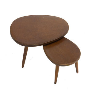 1:12 Mini Furniture Model Ob11 <b>Triangle</b> Coffee Computer Tea Table for Dollhouse Food Play <b>Wood</b> Miniature Scene Style Mini Toy - Product Image 5