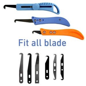 Herramienta OEM personalizable para quitar empuñaduras de golf, cuchillo multiusos de acero al carbono con cuchillas de gancho para reparación de golf - Product Image 6