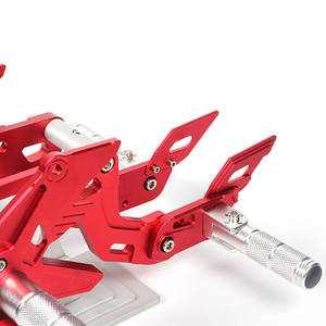 อุปกรณ์เสริมรถจักรยานยนต์ Raider 150 Engine V4 ชุดพักเท้าหลังแบบปรับได้ CNC - Product Image 6