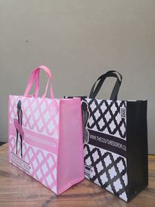 Custom Logo Eco-Friendly Recyclable PP Non-Woven Fabric Tote Reusable Grocery Shopping Bags with <b>Folding</b> Style - Product Image 4