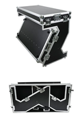 Table de DJ pliable sur mesure avec plateau pour ordinateur portable, en aluminium, personnalisable, OEM, pratique, en alliage d'aluminium