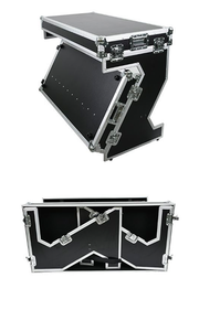 Flight Case Pieghevole Personalizzato per Attrezzatura da <span class=keywords><strong>DJ</strong></span> con Funzione di Tavolo e Vassoio per Laptop in Lega di Alluminio Comodo Stampato su Misura OEM - Product Image 3