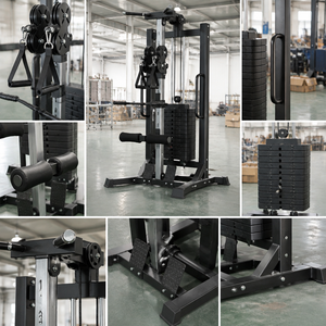 Equipo de Fitness Multifuncional FRS para el Hogar, Entrenador de Fuerza, Cable Cruzado Montado en la <span class=keywords><strong>Pared</strong></span>, Pila de Pesas con Rotación de 360 Grados - Product Image 3