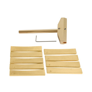 Reparación de guitarra clásica <span class=keywords><strong>y</strong></span> bajo Herramienta Luthier Diapasón de metal Prensa Caul Llave hexagonal Diapasón Reemplazo de presión - Product Image 1