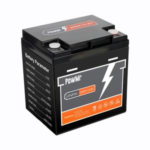 PowMr Peso ligero 30Ah 12,8 V Batería portátil de fosfato de hierro y litio 384Wh Estaciones de energía portátiles - Product Image 2