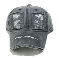 Gorras de Béisbol al por Mayor, Estilo Hip Hop, con Logotipo Personalizado, 6 Paneles, Estilo Americano, de Algodón Lavado, Deportivas, con Aspecto Desgastado
