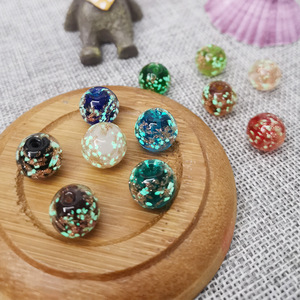 6mm 8mm 10mm 12mm 14mm cristallo tondo e perle di vetro brillanti di notte Multi colori per la creazione di gioielli - Product Image 1