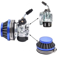 Vergaser de course avec filtre pour 49cc 50cc 66cc 80cc moteur 2 temps vélo motorisé vélo scooter cyclomoteur Dirt Bike carburateur