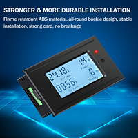 Voltmeter Ammeter pengukur arus Digital, Voltmeter Ammeter tampilan LCD DC 0-100A dengan Shunt arus 100A