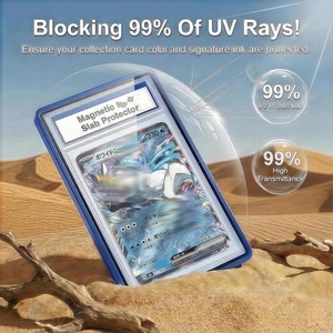 High Quality Aluminum Magnetic Business Card Holder 100% UV Resistant Tempered Glass Double Sided for <b>Display</b> <b>Case</b> - Product Image 3