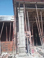 Moule de colonne décorative de porte carrée de conception de pilier pour la décoration de maison