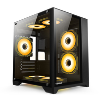Ordinateur de bureau de jeu remis à neuf, PC de jeu R5 1500X avec carte graphique RX 580, RAM 16 Go, SSD 256 Go