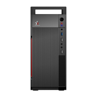 OEM Customized Aluminum Alloy Mid Tower Gaming Computer Cases with RGB Cooling Fans Office Style Window Side Panel in Stock
