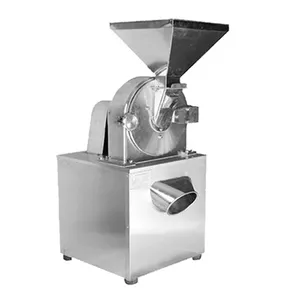 Máquina pulverizadora de kava de hoja de rosa de especias de acero inoxidable, mini máquina de molienda de azúcar