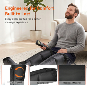 Botas <span class=keywords><strong>de</strong></span> recuperación <span class=keywords><strong>de</strong></span> piernas con compresión <span class=keywords><strong>de</strong></span> aire y 8 bolsas <span class=keywords><strong>de</strong></span> aire, <span class=keywords><strong>terapia</strong></span> <span class=keywords><strong>de</strong></span> calor, temporizador automático <span class=keywords><strong>de</strong></span> 12V 1.5A para recuperación <span class=keywords><strong>de</strong></span> atletas en el hogar u oficina, OEM - Product Image 6