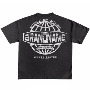 เสื้อยืดคอกลมผ้าฝ้ายแขนสั้นพิมพ์ลายโลโก้สำหรับผู้ชายเสื้อยืดสำหรับผู้ชายใส่สบายและระบายอากาศได้ดี - Product Image 4