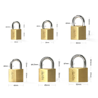 Cadenas en laiton à clé en forme de diamant avec anse en acier trempé, serrure de sécurité, logo personnalisé pour portail, abri, armoire de rangement