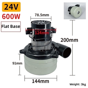 Moteur d'aspirateur à brosse à haute aspiration à 3 étages 110V-220V 1200-1800W <span class=keywords><strong>420Kpa</strong></span> Cadre métallique Moteur électrique pour utilisation en voiture/camping-car/garage - Product Image 3