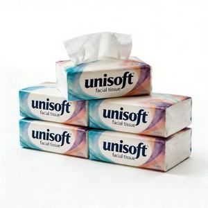 Mouchoirs en papier OEM 4 plis, sans produits chimiques, doux et confortables, doux pour tous types de peau, mouchoirs en papier personnalisés imprimés - Product Image 4