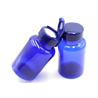 Bouteille de médicaments en PET personnalisée à prix d'usine, pot de stockage de capsules vide avec bouchon à clapet