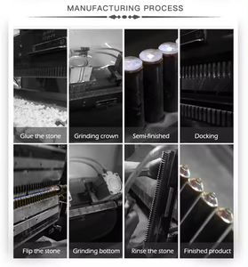 ダイヤモンドルースモアッサナイトラウンドカットモアッサナイト宝石ダイイ製造用 - Product Image 6