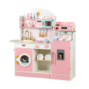 Giocattoli da <span class=keywords><strong>Cucina</strong></span> per Bambini, Set Miniatura Casa delle Bambole, Macchina del Caffè, Attrezzatura da <span class=keywords><strong>Cucina</strong></span> per Giochi di Ruolo, Frigorifero in Miniatura - Product Image 1