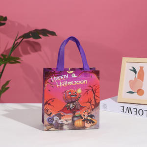 Logo personnalisable imprimé matériaux non tissés réutilisable Halloween fourre-tout en gros fête sacs-cadeaux diverses couleurs Vietnam Export - Product Image 3