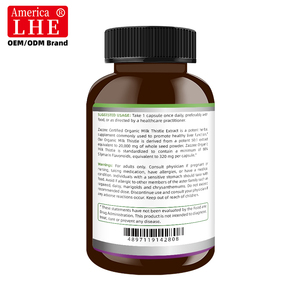 Wholesale Milk Thistle Supplement Manufacturer Extra Strength to Silymarin for <b>Liver</b> Support 120 Milk Thistle <b>Capsules</b> - Product Image 5