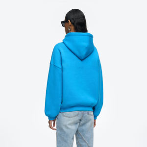 Sudaderas con Capucha Extra Grandes Personalizadas de Color Sólido para Invierno, de Forro Polar Ecológico, para Mujer, con Hombros Caídos, Gruesas y Transpirables - Product Image 4