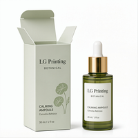 Boîte en papier personnalisée, boîte de produit personnalisée pour flacon de sérum, solutions d'emballage cosmétique de luxe imprimées