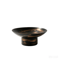 Petite corbeille à fruits décorative en fer forgé, plateau sur piétement imitation bois vintage pour la maison, la table ou comme ornement de salon