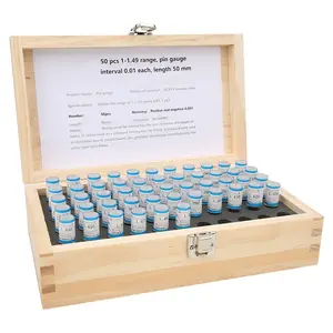 Cutomization и оптовая продажа твердой древесины Калибр ящик для хранения с крышкой для измерения роста коробка с 13 мм