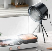 Mini Portable USB Rechargeable forte aspiration extracteur cheminée cuisinière haute qualité bas prix Mini cuisine hotte