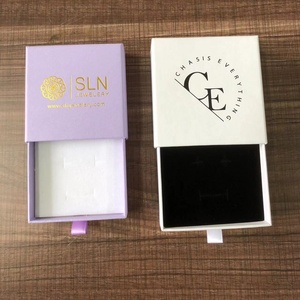 Gift <strong>Box</strong> Packaging <strong>Custom</strong> Drawer Jewelry <strong>Box</strong> Necklace Ring Packaging <strong>Box</strong> with <strong>logo</strong> Bracelets Earrings Bangle Pendant Packaging - Product Image 4