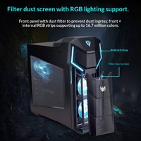 Boîtier de PC de bureau Full Tower Predator neuf, en acrylique, design Orion5000, compatible avec les cartes mères ATX/Micro ATX