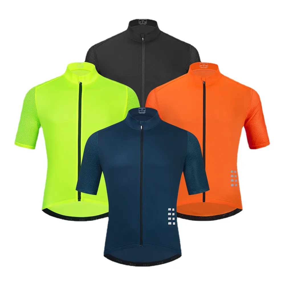 Men's cycling jersey breathable cycling wear cycling reflective short sleeved top