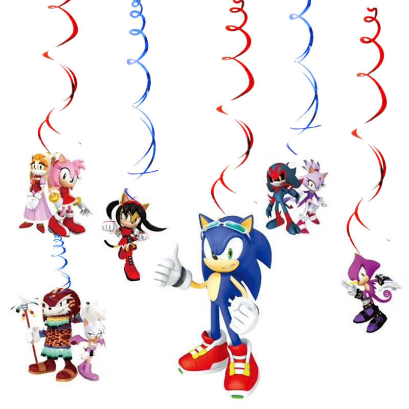 Spirale ornements 6pcs