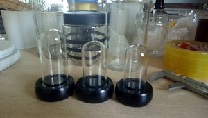 <span class=keywords><strong>Campana</strong></span> <span class=keywords><strong>de</strong></span> Vidrio Borosilicato <span class=keywords><strong>de</strong></span> Alta Calidad, Mini Domo con Base <span class=keywords><strong>de</strong></span> Madera, Soplado a Mano, Moderno, Ligero, Ecológico, Decoración para el Hogar - Product Image 3