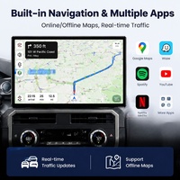 Reproductor Multimedia para Auto QLED Android 13 de 14.6'' para Toyota Tacoma 4Runner 2024-2026, Radio, GPS, Navegación, Carplay, 4G, 360