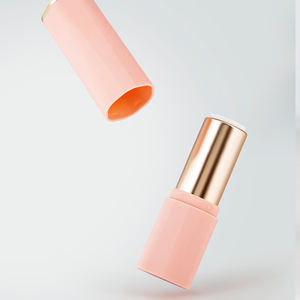 Lápiz labial de plástico de lujo Tubo elegante Rosa Embalaje de lápiz labial personalizable Embalaje de cosméticos de etiqueta privada - Product Image 6