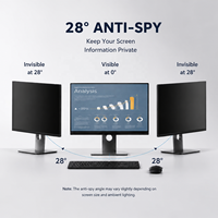 Filtre de confidentialité en gros pour écran d'ordinateur PC, protection d'écran Nano 2 faces 180° °   Anti-espionnage, anti-lumière bleue, anti-reflets, résistant aux rayures